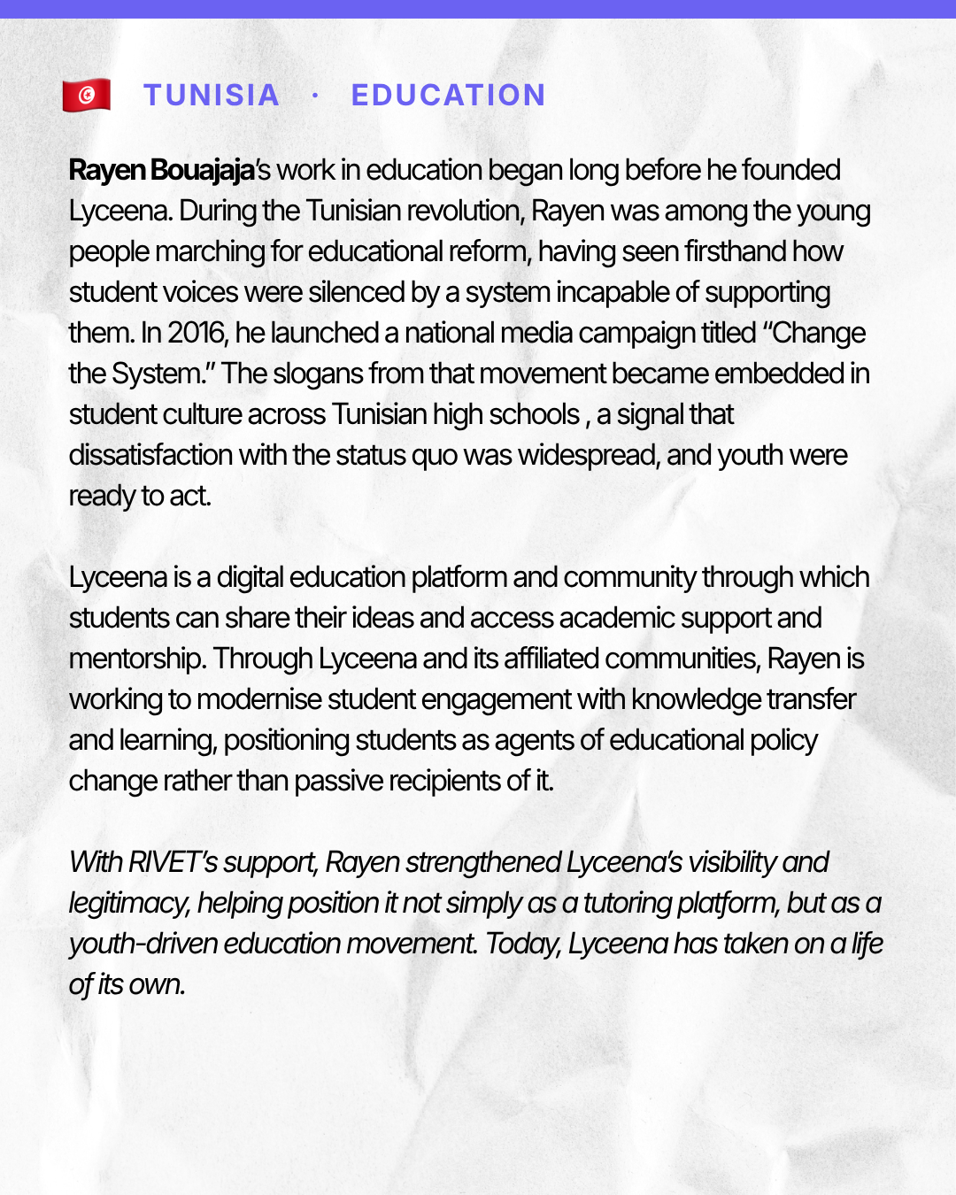 Rayen's story
