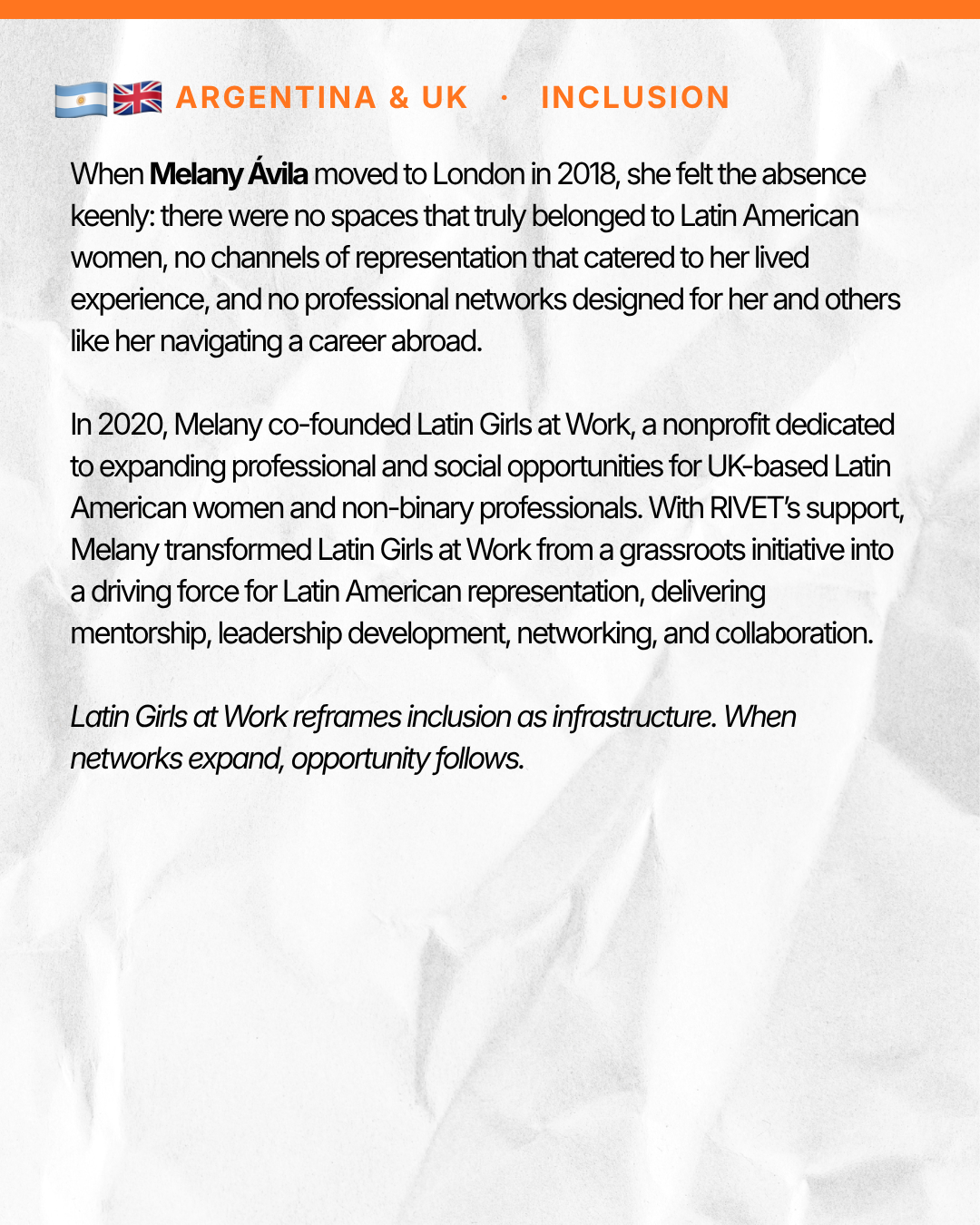 Melany's story